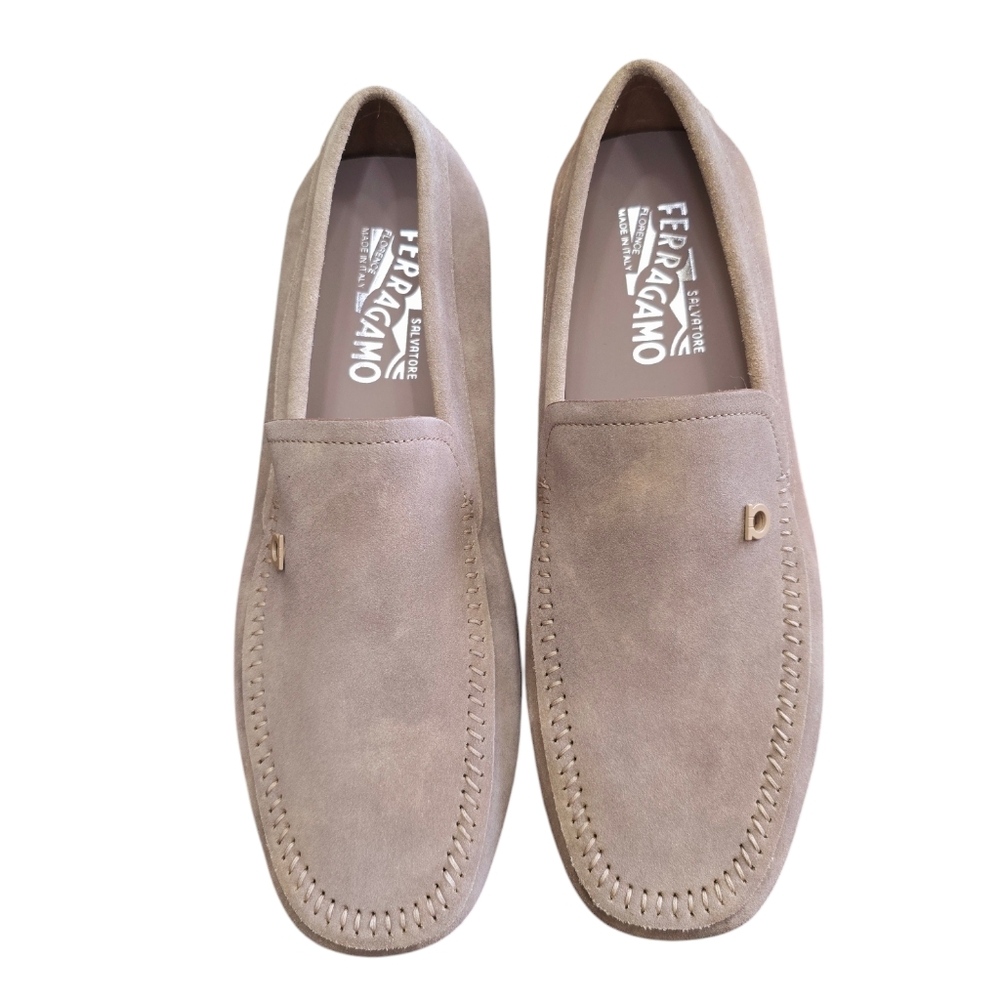 Salvatore Ferragamo Suede Loafers Moccassins - Picture 4 of 11